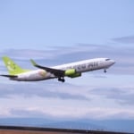 ソラシドエアの飛行機