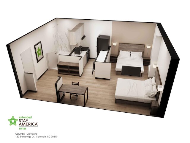 エクステンデット ステイ アメリカ スイート コロンビア グレイストーン