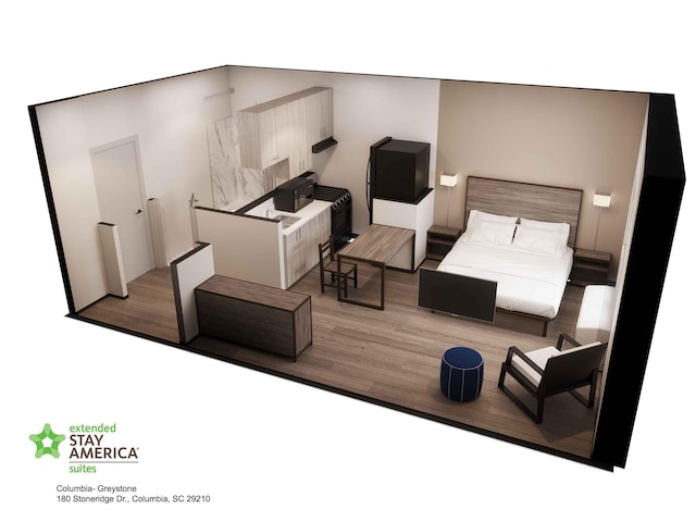 エクステンデット ステイ アメリカ スイート コロンビア グレイストーン