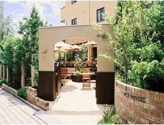 庭の、桐生エースホテル