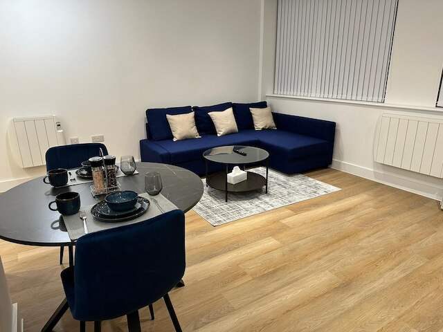 オールドトラッフォード近くの1ベッドアパートメント、無料駐車場付き