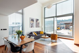 プラハ中心部のペントハウス