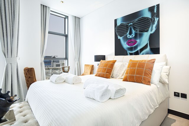 ウェーブス - デラックススタジオウォーターフロントリビング 、 ドバイ