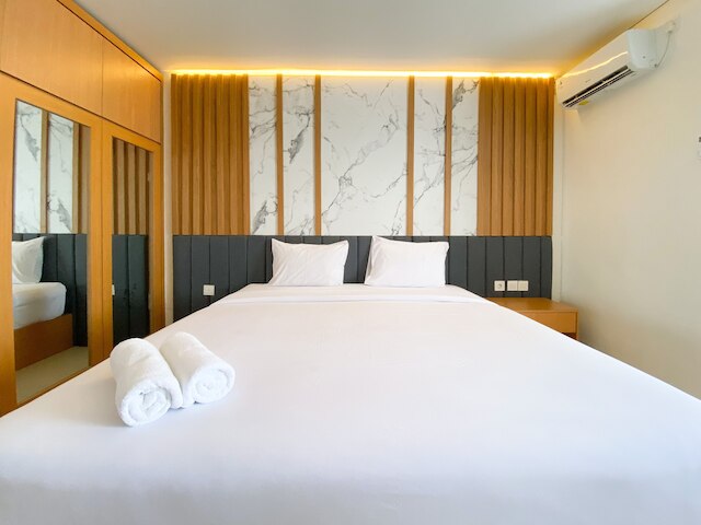 ホーミー アンド ストラテジック スタジオ (ノー キッチン) アット セントラランド スマラン アパートメント