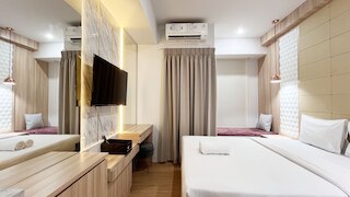 モダン アンド ナイス スタジオ アット デルフト チプトラ マカッサル  アパートメント