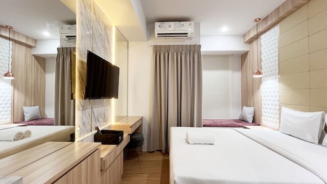 モダン アンド ナイス スタジオ アット デルフト チプトラ マカッサル  アパートメント