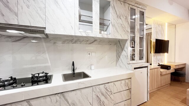 モダン アンド ナイス スタジオ アット デルフト チプトラ マカッサル  アパートメント