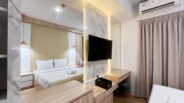 モダン アンド ナイス スタジオ アット デルフト チプトラ マカッサル  アパートメント