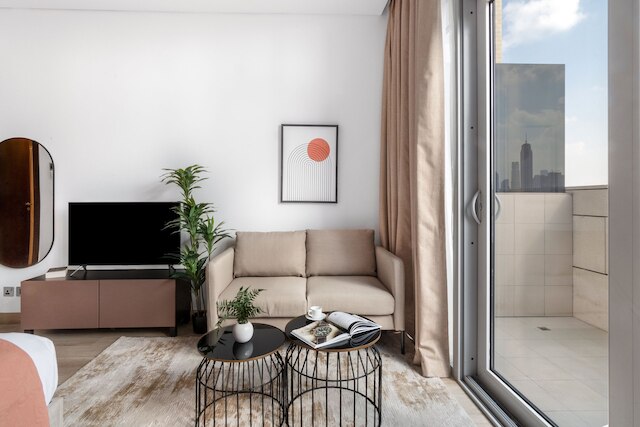 シルクハウス コージー スタジオ イン ディFC ブルジュ カリファ ビュー