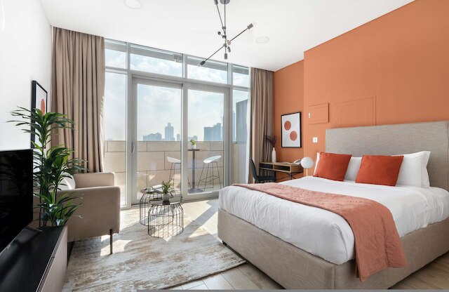 シルクハウス コージー スタジオ イン ディFC ブルジュ カリファ ビュー