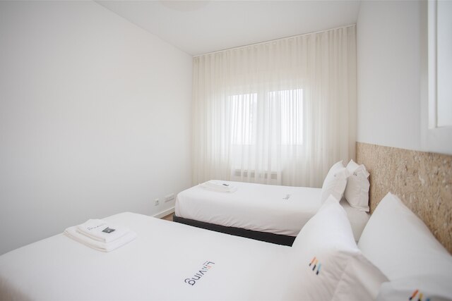 リビング - ライト トレンディ アパートメント