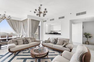 ウェルホーム - バルコニーと運河の景色の素晴らしい3BRアパートメント