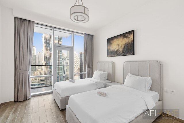 ウェルホーム - ドバイウォーターキャナルに直接位置する3BRアパート