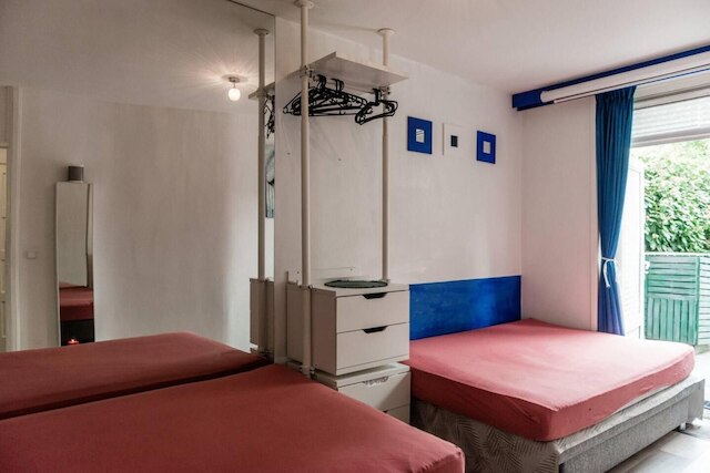 ナイス 2 ダブルベッド イン サニーハウス アムステルダム ウエスト