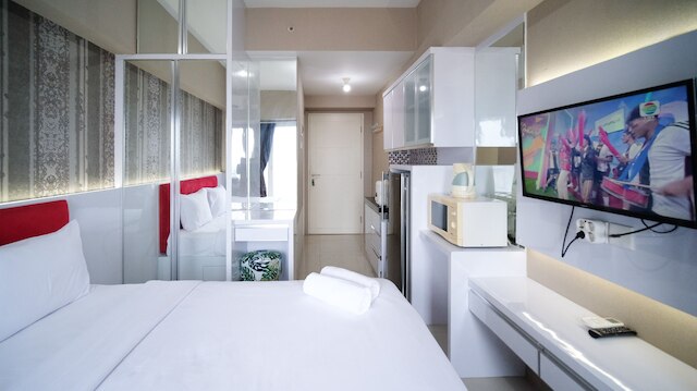 タングリンスーパーモールマンションアパートメントのモダンでホームィなスタジオ