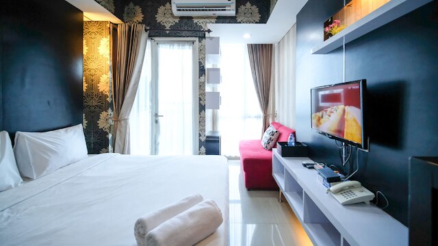 タマンサリパピリオアパートメントのナイス＆クリーンスタジオ（キッチンなし）