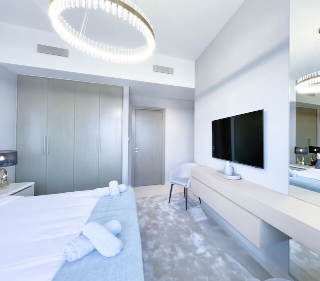 ラグジュアリーブルジュロイヤルアパートバルコニー&息をのむビュー