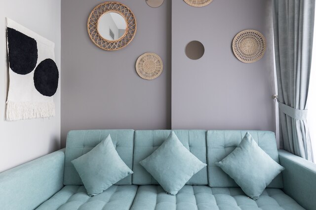 静かな1BRリバービュー