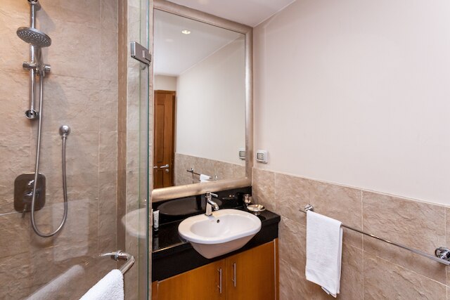 サービス付き2ベッドルームのスカイビラ、ビュー付き