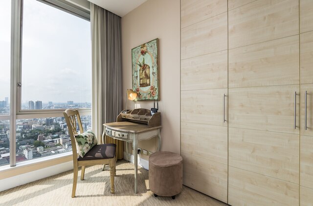 サービス付き2ベッドルームの景色の良いスカイヴィラ