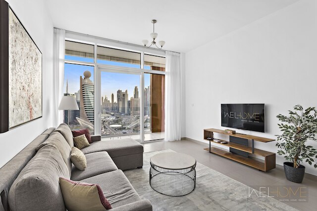 WelHome-贅沢で息を呑むような景色1BR in Za'abeel