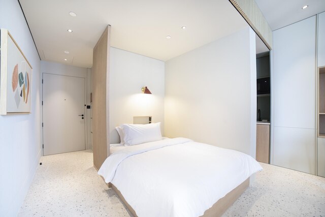 アップサイドリビングビジネストラベルのエグゼクティブスタジオ