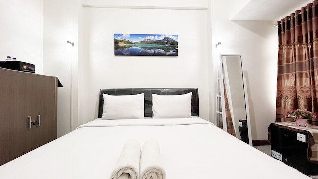 Vidaビューマカッサルアパートメントのコンパクトスタジオルーム