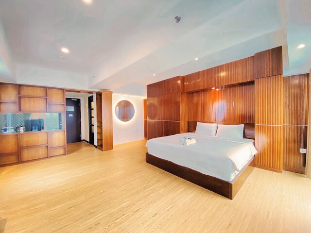 タマンサリラグランデのモダンスタジオルームアパートメント