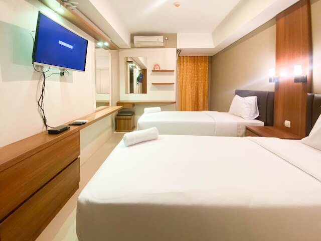 マーキス・ド・ラファイエット・アパートメントの快適でミニマリストなスタジオ