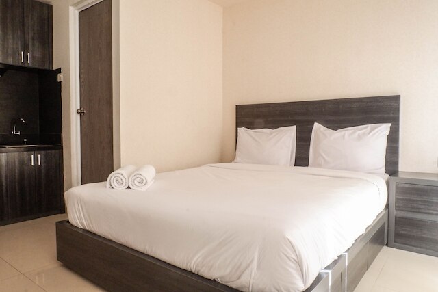 スラバヤのタマンメラティで穏やかでリラックスしたスタジオアパート