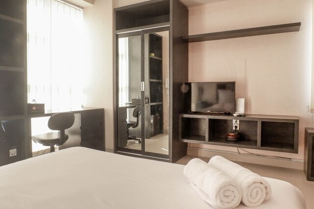 スラバヤのタマンメラティで穏やかでリラックスしたスタジオアパート