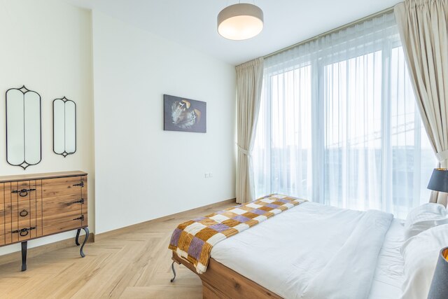 スーパーホスト - シックなモダン1BR アパート リトリート、 シティビュー付き