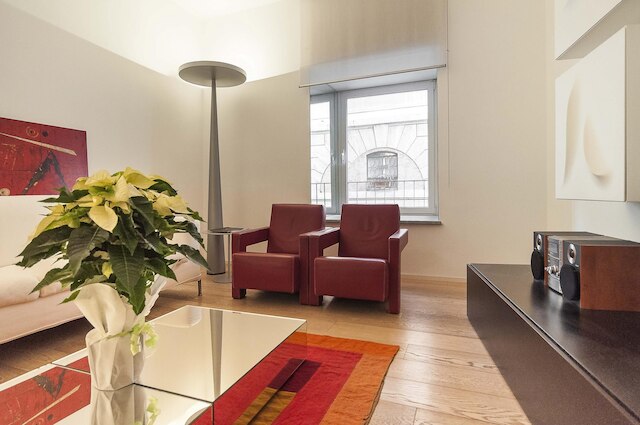 ローマのスペイン広場で - 歴史的なパラッツォのモダンデザインの上品なアパート