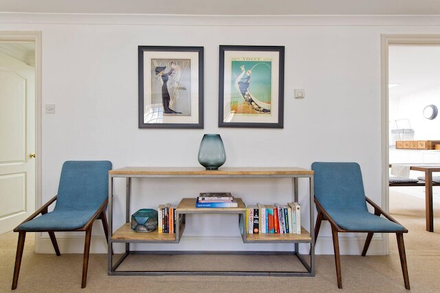 伝統的な2ベッドルームアパートメント ノッティングヒル