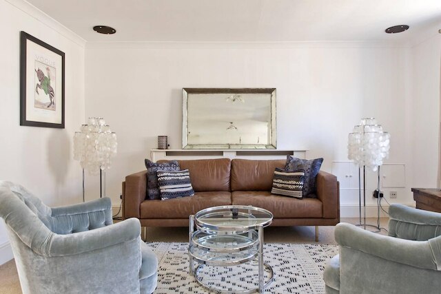 伝統的な2ベッドルームアパートメント ノッティングヒル