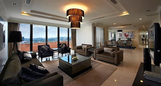 タイムズスクエアのファミリーアパートメント