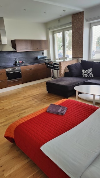 ストックホルム市の大きなアパートメント