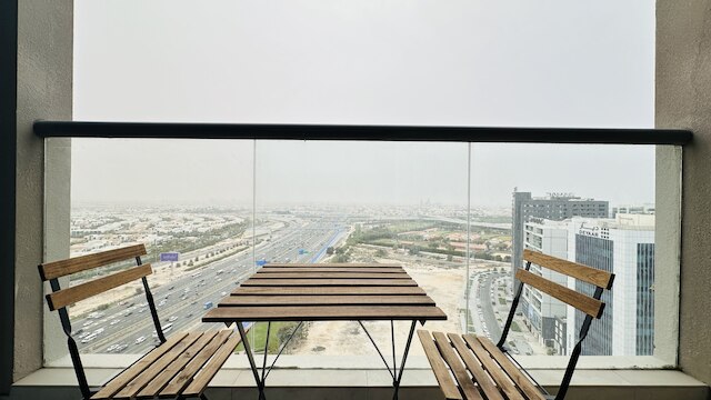 スペーシャス スタジオ アパートメント パーム ビュー ウィズ ビッグ バルコニー フリー パーキング バイ ベルビラ