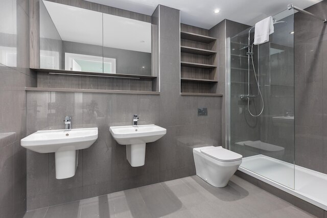 シック フラット モダンリビングのための