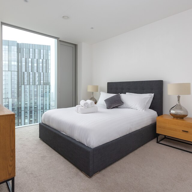 シック フラット モダンリビングのための