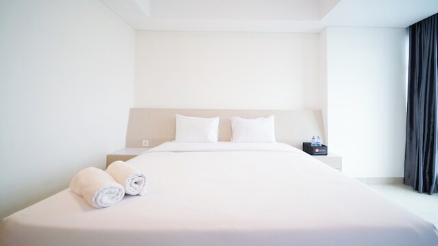 モダンアンドコンフィースタジオアットグランドスンゴノラグーンアパートメント