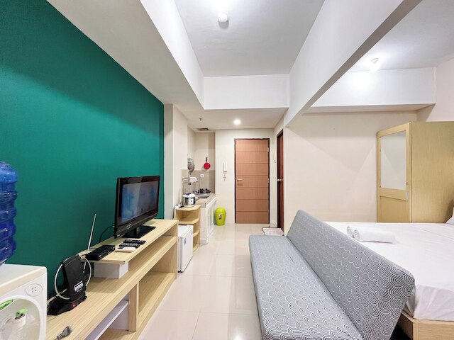 広々としたスタジオルームアットビダビューマカッサールアパートメント