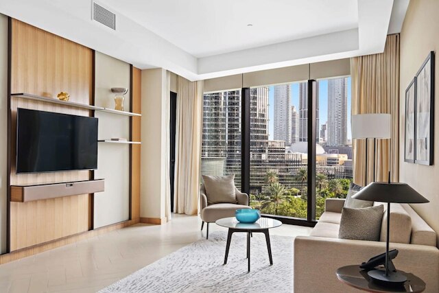 ラグジュアリー 3-ベッドルーム アパートメント フェーシング ブルジ カリファ イン ザ アドレス ドバイ オペラ