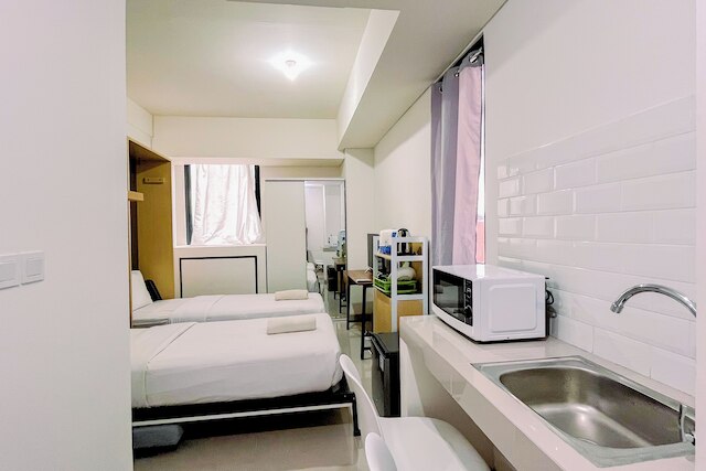 モダン スタジオ (ノー キッチン) アット バンダラヤ - タラサ シティ マカッサル アパートメント