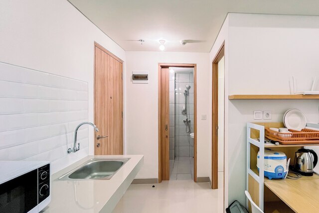 コージー 1BR (ノーキッチン) アット バンダラヤ - タラサシティ マカッサル アパートメント