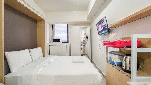 コージー アンド シンプリー スタジオ (ノーキッチン) バンダラヤ - タラサシティ マカッサル アパートメント