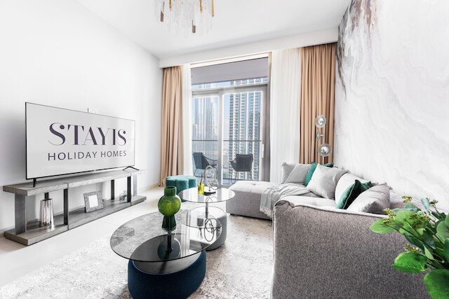 ステイイズ-1BR スタニング ビュー オブ ブルジュ カリファ