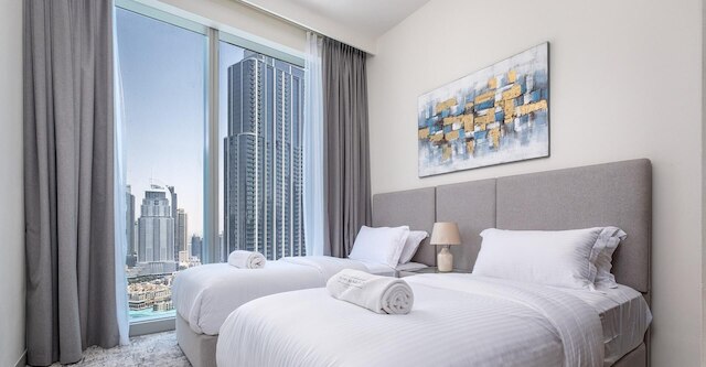 スリーベッドルーム イン ダウンタウン ウィズ ブルジュ カリファ ビュー