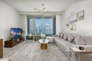 スリーベッドルーム イン ダウンタウン ウィズ ブルジュ カリファ ビュー