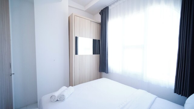 シンプル アンド コンフォータブル リビング 1BR アット ザ シティ スクエア アパートメント